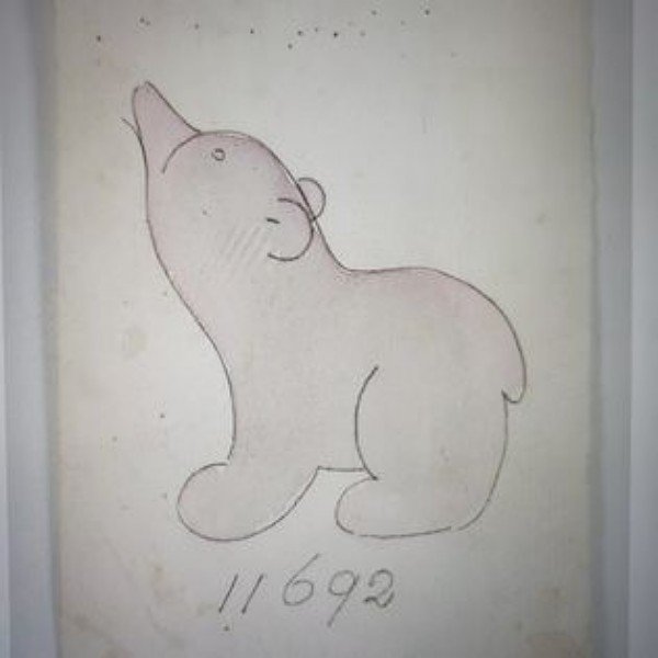 1957 - Seguso Vetri d'Arte Flavio Poli, Orsetto in Vetro Sommerso al Neodimio-photo-6