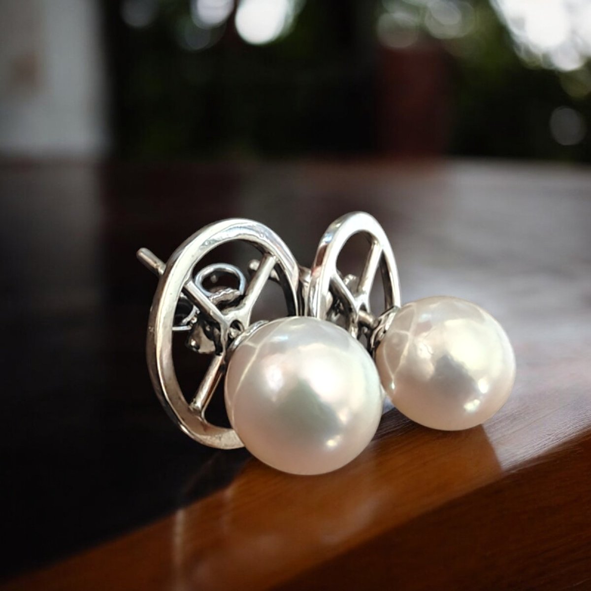Orecchini in or 18Kt con Perle Australiane 8 mm - Modello 2 in 1-photo-3