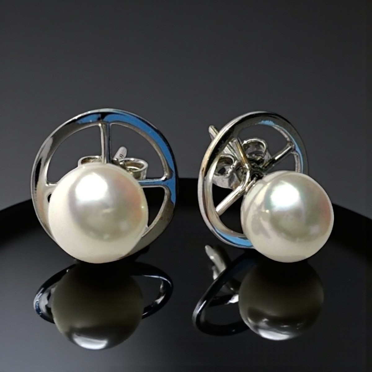 Orecchini in or 18Kt con Perle Australiane 8 mm - Modello 2 in 1-photo-3