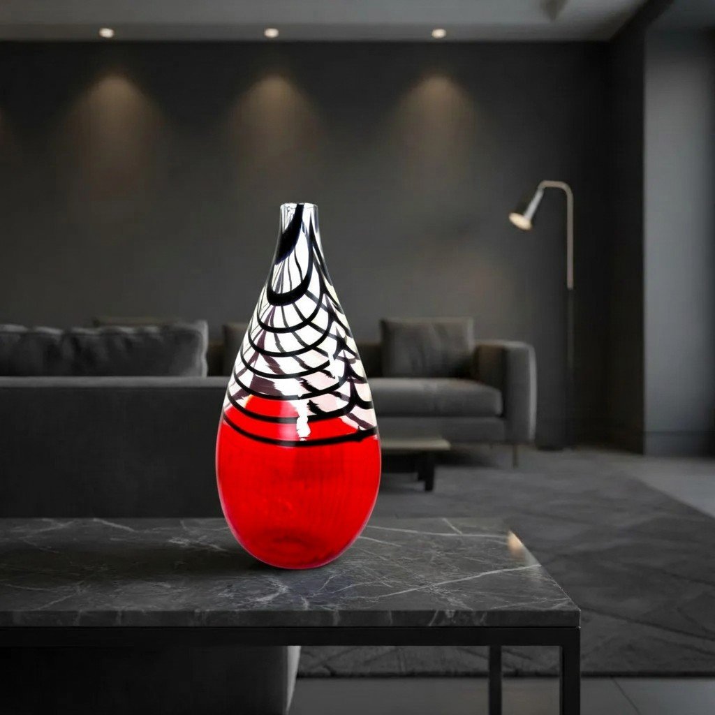 Stefano Dalla Valentina, Vaso soffiato in vetro di Murano-photo-2