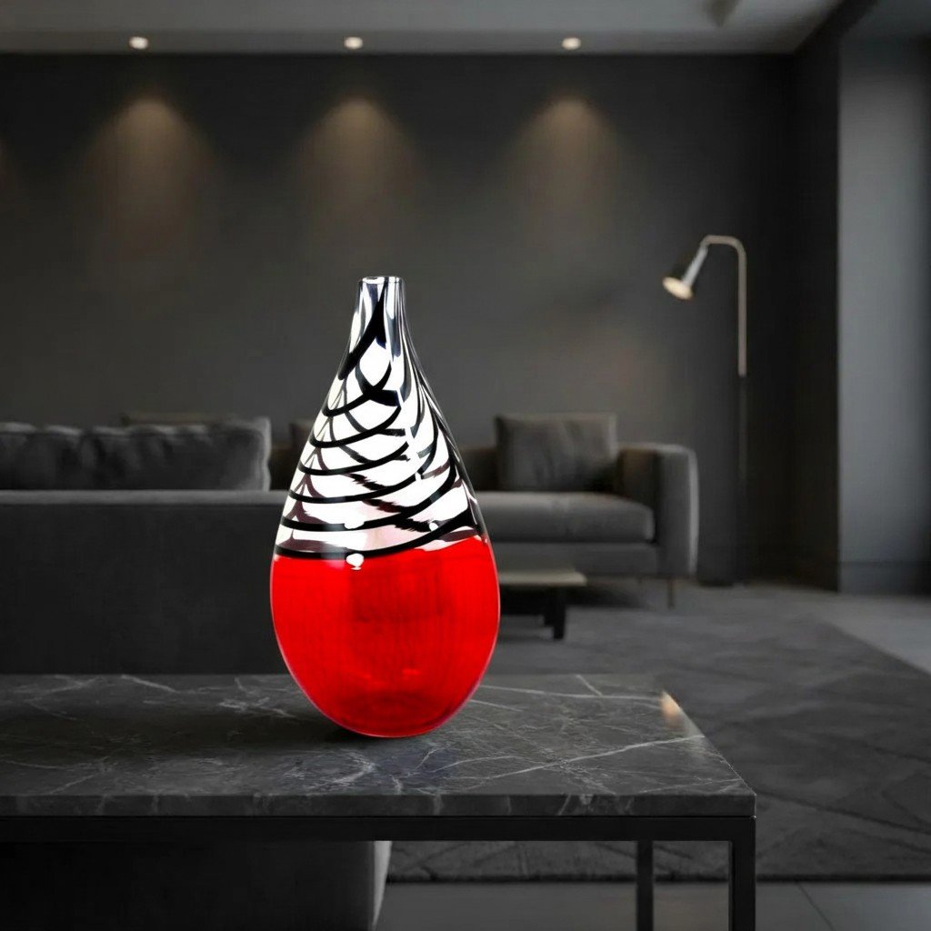 Stefano Dalla Valentina, Vaso soffiato in vetro di Murano