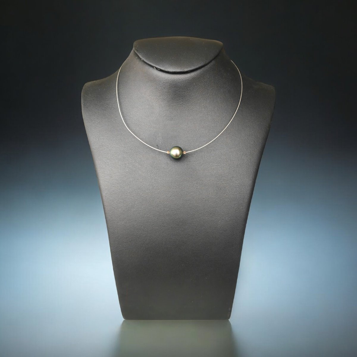 Collana in Argento massiccio 925 con Perla coltivata di Tahiti-photo-2