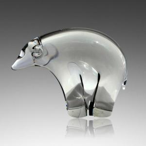 LIVIO SEGUSO – Figura di Orso in vetro sommerso, 1970 circa