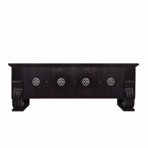 Large Sideboard In Solid Oak - Belgium 1940