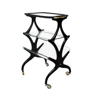 Side Table On Wheels By Cesare Lacca - Italy 1950