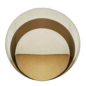 Miroir Rond Composé De Trois Glaces Biseautées Superposées - Italie 1960