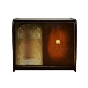 Walnut Veneer Dry Bar - Barcelona 1960