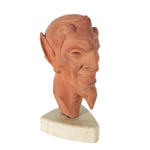 Art Deco Faun´s Head – France 1930
