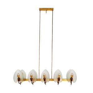 Brass Chandelier – Italy 1940-50
