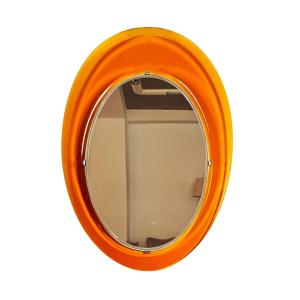 Beveled Mirror Attributed To Fontana Arte - Italy 1950
