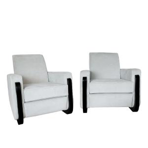 Pair Of Art Deco Armchairs – France 1930