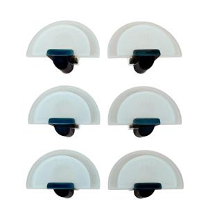 Set Of 6 “diva” Wall Lights – Italy 1980