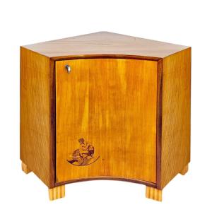 Art Deco Corner Cupboard – Sweden 1930