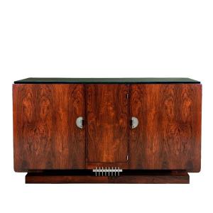 Art Deco Sideboard With 3 Doors – France 1930