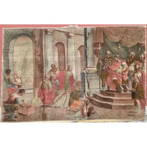  Tapisserie Jus ďherbe Ester et Assuero 