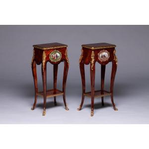 Pair Of Louis XV Style Side Tables