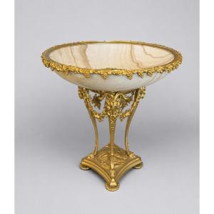 Large Gilt Bronze Centerpiece