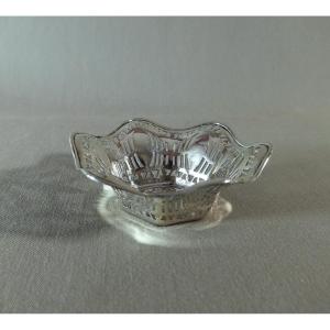 Polylobed Baguier Or Drageoir Bowl With Faded Flower Shape, English Silverwork, Sheffield