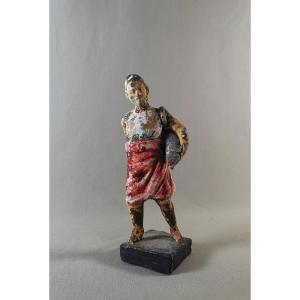 Archaeologic Statuette Grece, Boeotia, Thebes, Rhitsona, Terracotta Depicting A Water Carrier, 