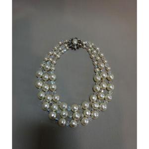 Sacha Guitry & Lana Marconi, Necklace From Film "if Versailles Were Told To Me" Gift Of Lana M.