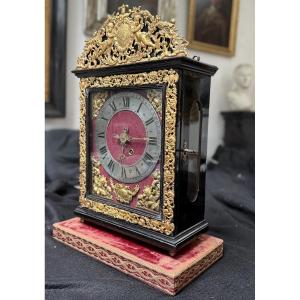 Religious Clock By Baltazar Martinot , Paris Circa 1670, Louis XIV Period.