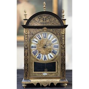 “religious” Clock, Clockmaker: Master Jean Prevost In Paris, Louis XIV Period