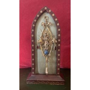 Pectoral With Virgin And Child, Silver, Hallmarks :” Sankt Johannsstift München, Late XIX Centu