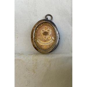 Reliquary Capsule (theca) Of Saint Ignatius Of Loyola With Authentic, Rome, 1878
