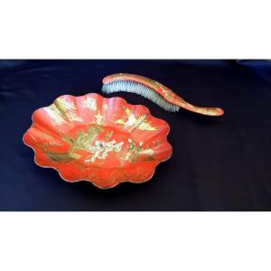 Crumb Collector From The Napoleon III Period In The Style Of The Far East