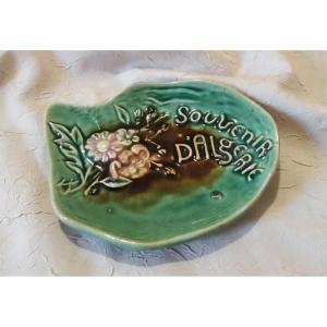 Majolica A. Leroy - Tertre Lez Baudour - Belgium - "souvenir Of Algeria" - Early 20th Century