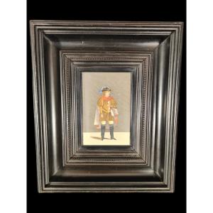 Painting Of Hard Stones From The XIX Century