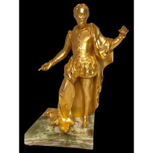 Figure In Gilt Bronze From The XIX Century
