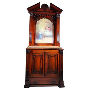 Prie Dieu Recliner Of The 19th Century Dated 1879