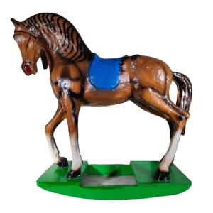 Decorative Rocking Horse In Paper Mache, 1950s