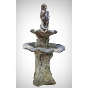Half Of The 20th Century Garden Fountain