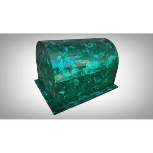 Large 20th Century Malachite Box