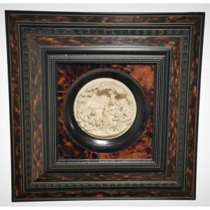 Painting Carved In Sea Foam 19th Century