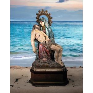Important 19th Century Sculpture: La Pieta