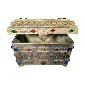 Old Medieval Style Chest Circa 1900