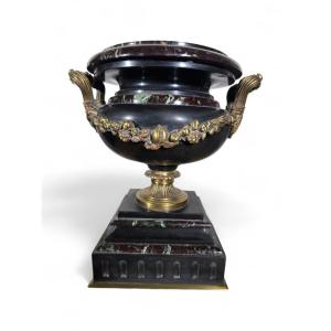 19th Century Decorative Marble And Gilt Bronze Cup