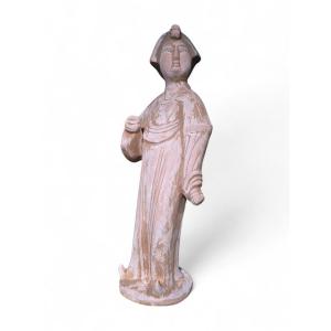 Chinese Decorative Terracotta Sculpture - Court Lady
