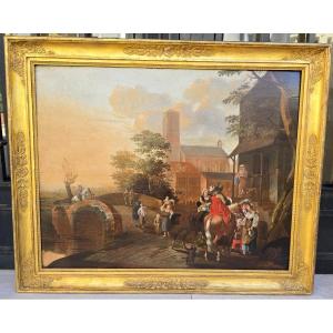 17th Century Oil On Panel