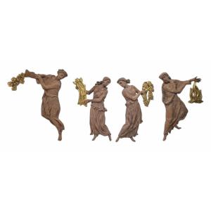 The Four Seasons – 19th Century Terracotta Figurines