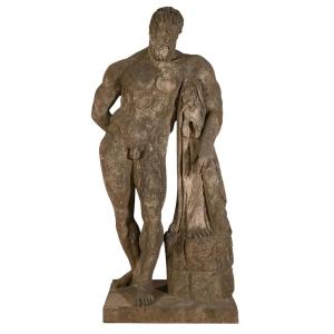 Life-size Stone Sculpture Of Hercules – Italy, 1980s