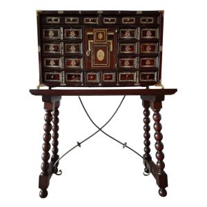 Important Italian Cabinet (bargueño) From The 17th Century