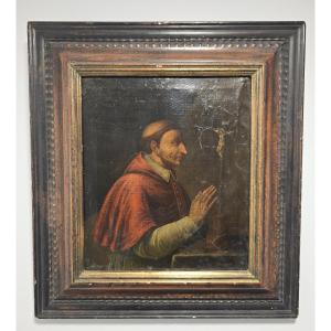 Religious Oil On Canvas – European School, 18th Century