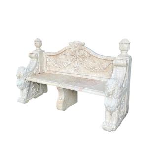Italian Marble Bench – 20th Century