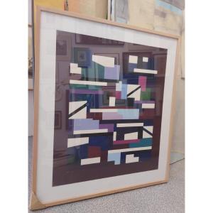 Yaacov Agam – “purple Matrix”