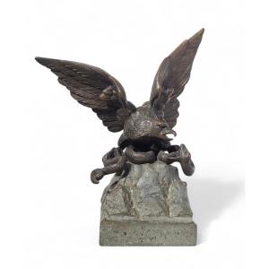 Mexican Bronze Eagle — 19th Century