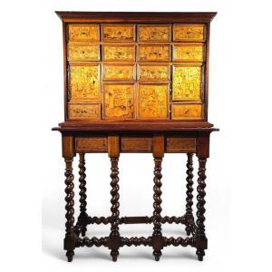 Important German Cabinet From Augsburg – Late 16th / Early 17th Century
